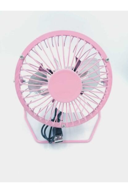 Nurcep Ticaret Masaustu Metal Mini Fan Vantilator Pembe Usb Girisli Trendyol