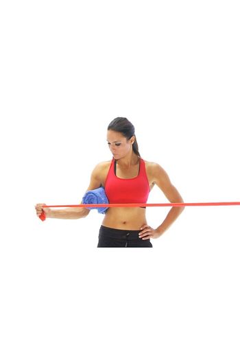 Theraband Kirmizi Egzersiz Pilates Bandi Direnc Lastigi 1 5 Metre Trendyol
