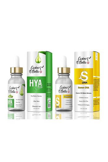 Carino E Bella Hyaluronik Asit 2 Somon Dna Anti Aging Kirisiklik Karsiti Cilt Yuz Bakim Serum 2 Li Set Trendyol