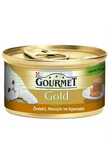 Purina Gourmet Gold Kiyilmis Ordek Sebze Kedi Yas Mama 85g 24adet Trendyol