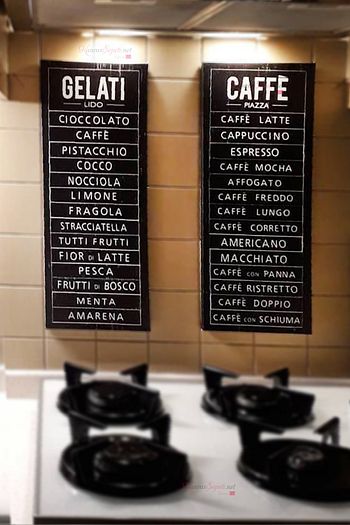 Kanvassepeti Caffe Gelati Ikea Mutfak Tablosu Orjinal Tasarim Trendyol