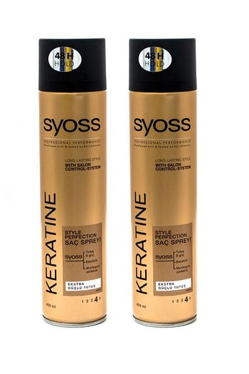 syoss sac spreyi keratin 400 ml x 2 adet fiyati yorumlari trendyol