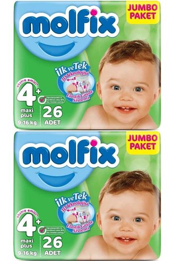 molfix bebek bezi jumbo paket 4 beden 9 16 kg 26 li 2 adet fiyati yorumlari trendyol