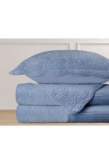 madame coco indigo cift kisilik yatak ortusu 260x280 2x 60x80 cm fiyati yorumlari trendyol