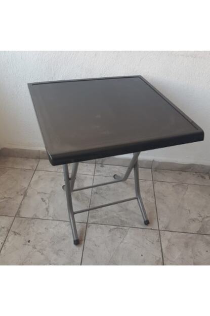 berraksu tekstil metal ayakli katlanir masa 60x60 boy 65cm siyah fiyati yorumlari trendyol