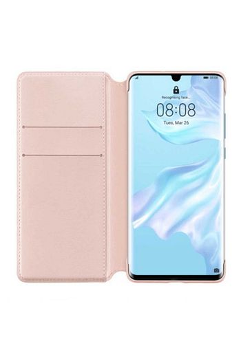 pembe huawei p30 pro uyumlu wallet cover kapakli kilif