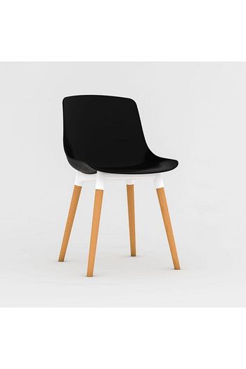 sf sandalye fabrikasi shell eames sandalye duz siyah fiyati yorumlari trendyol