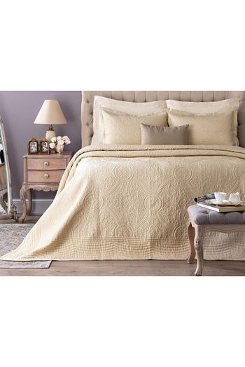 madame coco lucien starlight cift kisilik yatak ortusu gold fiyati yorumlari trendyol