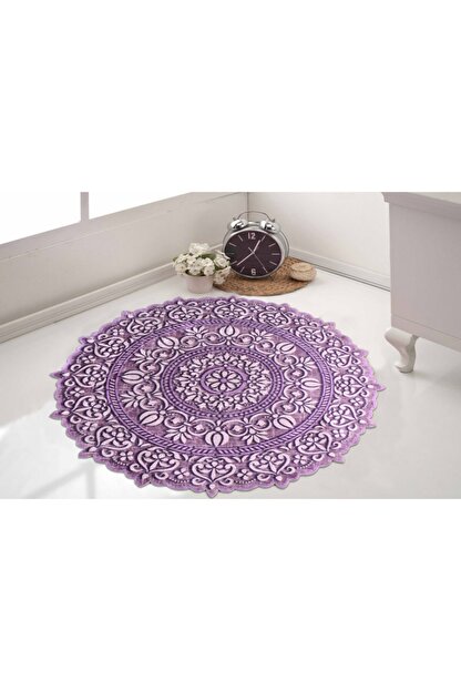vitaus yuvarlak hali s142 mor 160x160 cm fiyati yorumlari trendyol