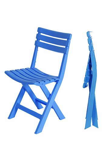 saban bahce balkon ic ve dis mekan katlanir plastik sandalye mavi fiyati yorumlari trendyol