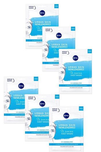 nivea 6 li urban skin nemlendirici 10 dakika kagit maske fiyati yorumlari trendyol