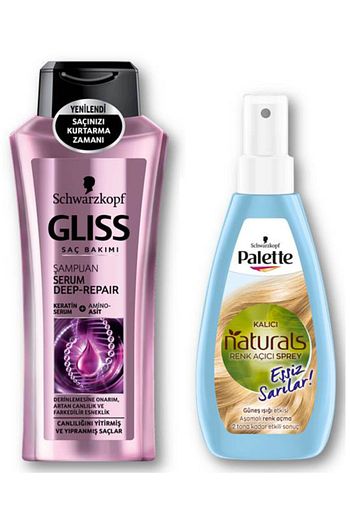 Gliss Sampuan Serum Deep Repair 360 Ml Palette Natur Colors Renk Acici Sprey 150 Ml Fiyati Yorumlari Trendyol