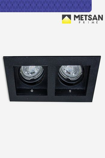 metsan aydinlatma kare ikili oynar gomme spot gu10 3000k ampul dahil fiyati yorumlari trendyol