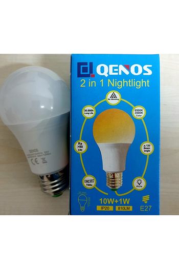 qenos led ampul 10 1 w gece lambasi 10 1 w kirmizi fiyati yorumlari trendyol
