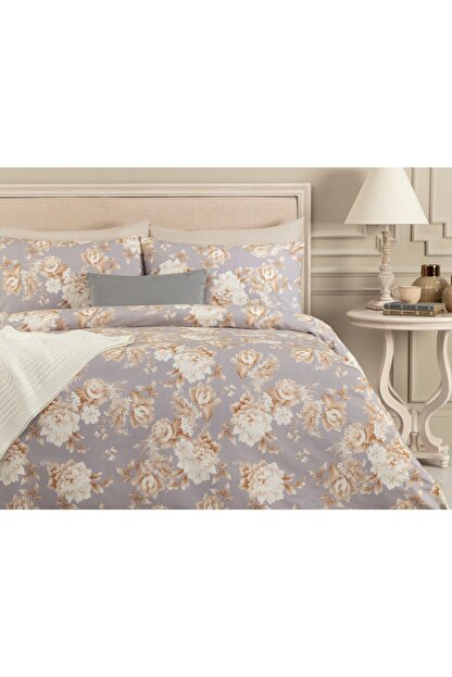 madame coco yens cift kisilik ranforce baskili nevresim seti murdum camel fiyati yorumlari trendyol