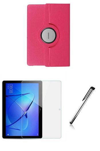 huawei matepad t10s 10 1 pembe donerli tablet kilifi cam kalem