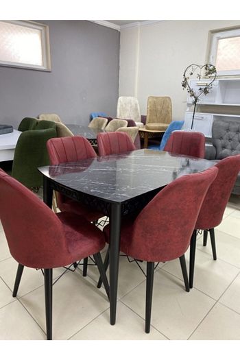 Naz Mobilya Tasarim Mdf Salon Masa Sandalye Takimi Fiyati Yorumlari Trendyol