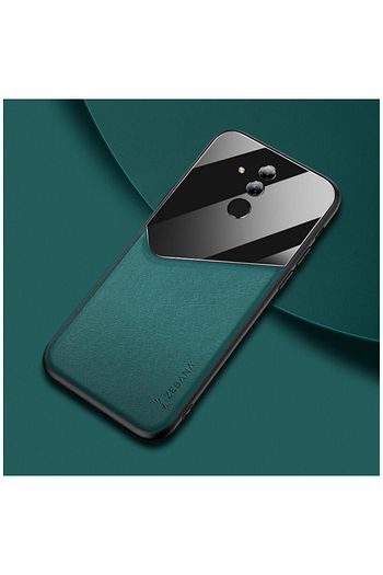 huawei mate 20 lite kilif zebana new fashion deri kilif yesil