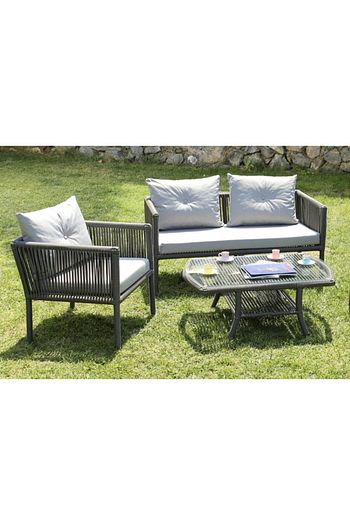 gunbo outdoor rattan bodrum oturma grubu tas renk antrasit fiyati yorumlari trendyol