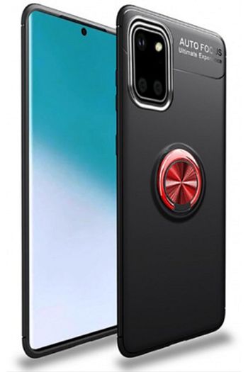 samsung galaxy note 10 lite kilif auto focus serisi soft premium standli yuzuklu kapak