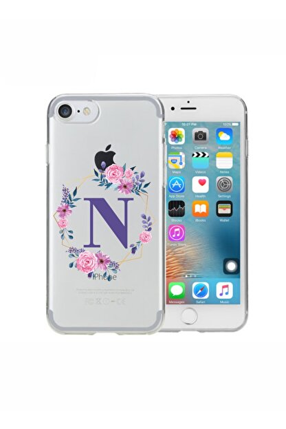 Mooodcase Mor Cicekli N Harfli Seffaf Iphone 7 Telefon Kilifi Fiyati Yorumlari Trendyol