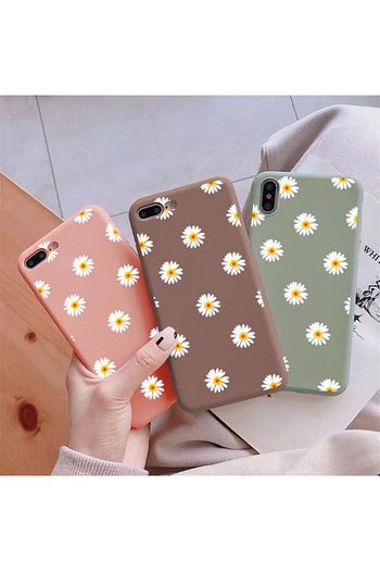apple iphone xr papatya desenli kilif