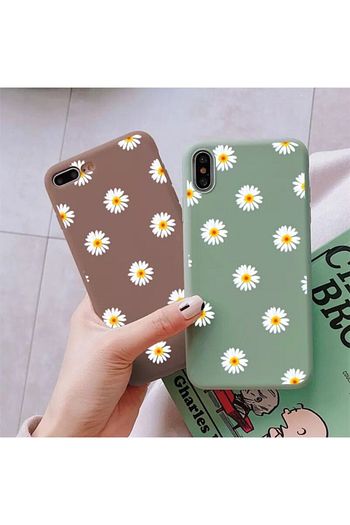 apple iphone 7 papatya desenli kilif