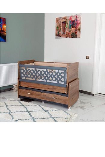 ibermo mobilya ahsap 2 cekmeceli asansorlu bebek besik 60x120 fiyati yorumlari trendyol