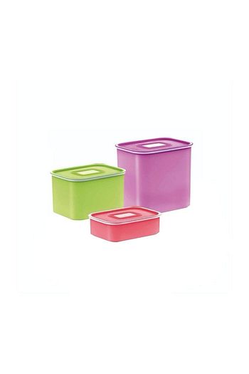 tupperware renkli su saklama kabi 3 lu