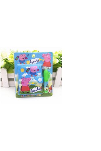 peppa pig peppa pig defter ve tukenmez kalem seti cocuk maskesi hediye