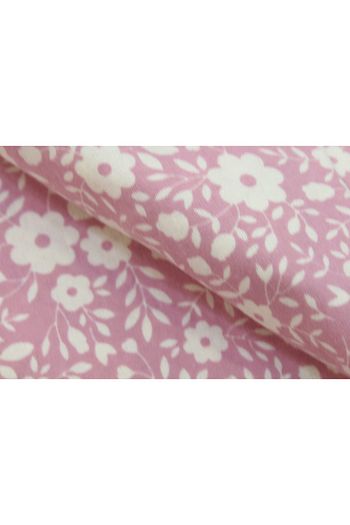 daisy star pembe zemin uzerine beyaz