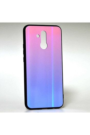 huawei mate 20 lite kilif friz silikon kapak isik dalgali renk degistiren