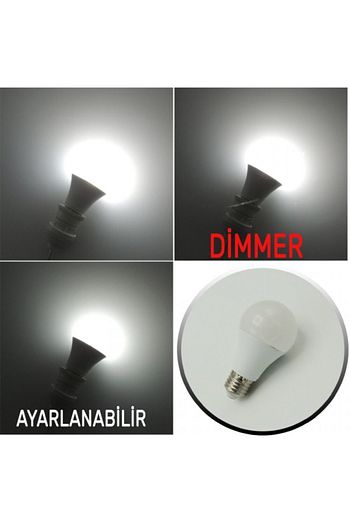 dmrled dimmere uygun beyaz led ampul 10 watt e27 tasarruflu ayarlanabilir fiyati yorumlari trendyol