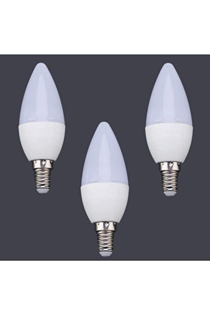 Vie 3 Adet 7w E14 Ince Duy Beyaz Isik Mum Buji Led Ampul Tasarruflu Avize Ampul Fiyati Yorumlari Trendyol