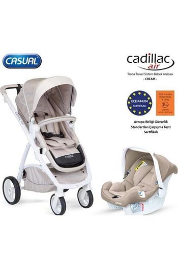 bebebebek casual cadillac air trona travel sistem bebek arabasi krem fiyati yorumlari trendyol
