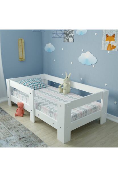 ninnimo vega montessori mdf karyola beyaz 70x130 yatak uyumlu k 2003 fiyati yorumlari trendyol