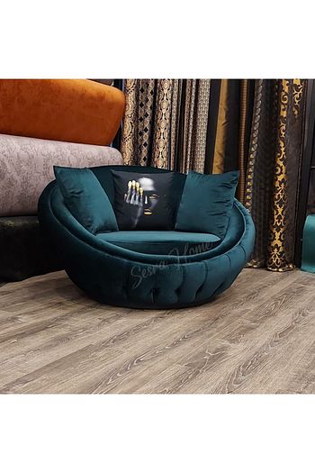 sesra home mells doner mekanizmali koltuk berjer kapitoneli mavi fiyati yorumlari trendyol