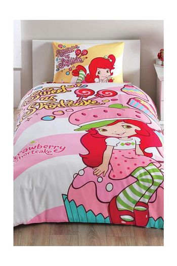 Tac Lisansli Strawberry Shortcake Cute Tek Kisilik Nevresim Takimi Fiyati Yorumlari Trendyol