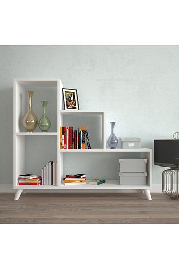 Erahome Nisa 4 Bolmeli Kitaplik Beyaz Trendyol
