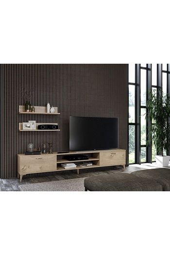 afilli motion 220 cm tv unitesi tamami mdf 7 yil garantili mese fiyati yorumlari trendyol