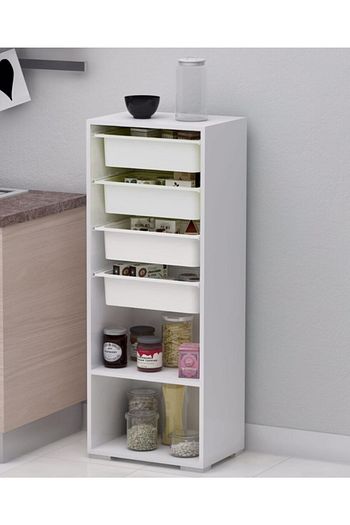 pratico beyaz 4 sepetli cok amacli mutfak banyo dolabi fiyati yorumlari trendyol