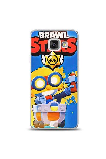 samsung a7 2016 brawl stars carl tasarimli silikon telefon kilifi brw6