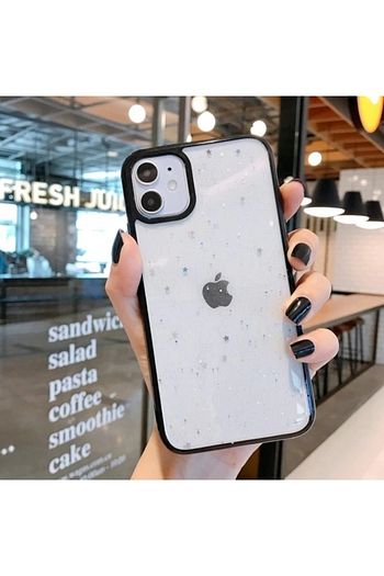 apple iphone 11 pro kilif simli desenli kapak nano ekran koruyucu