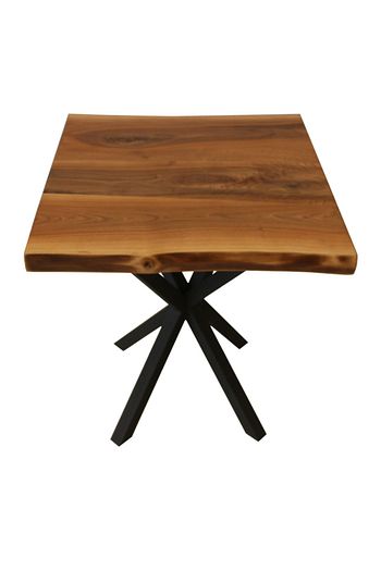 ates wood dogal ahsap kutuk ceviz cafe masasi 70x70 fiyati yorumlari trendyol