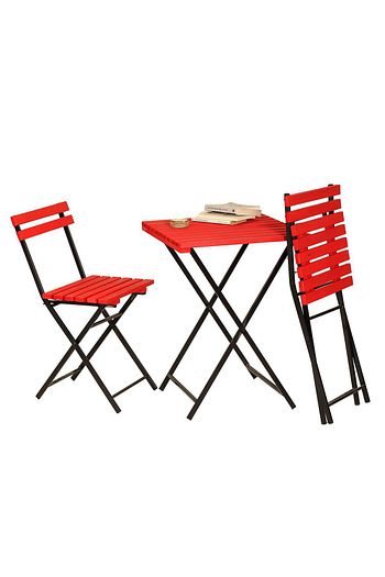 cmkstore bistro set balkon masa sandalye takimi bahce masa seti kirmizi fiyati yorumlari trendyol