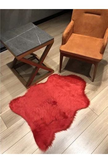 Dogus Hali Dogus Marka A Kalite Suet Taban Kirmizi Kuzu Post Pelus Hali A Post Kirmizi Trendyol