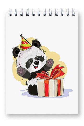 Mespho Dogum Gunu Hediyesi Panda A5 Ebat Spiralli Sert Kapak Defter 14 8 X 21 Cm Trendyol