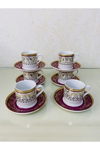 Ipek 6 Kisilik Altin Yaldizli Fincan Takimi Trendyol