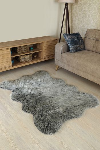 kaizen carpet dekoratif pelus akrilik post hali 100x150 cm gri fiyati yorumlari trendyol