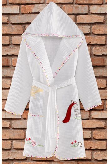 Zeynep Tekstil Cocuk Nakisli Bornoz Trendyol